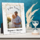 Search for golden wedding anniversary plaques Black and gold