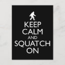 Search for squatching postcards Cryptid