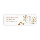 Search for birds on a branch return address labels Fall