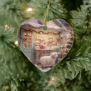 Search for farming christmas tree decorations Farm animals