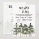 Search for cabin weekend invitations Weekend in the woods