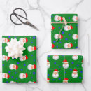 Search for claus wrapping paper Green