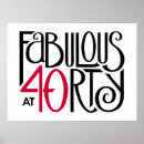Search for 40 and fabulous posters Birthday