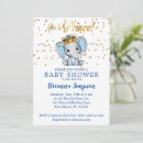 Search for royal blue prince invitations Elegant