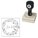 Search for circular rubber stamps Botanical