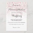 Search for rose gold confetti wedding invitations Floral