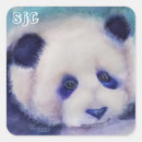 Search for sweet panda stickers Black and white