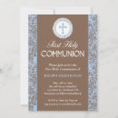 Search for blue and brown invitations Vintage