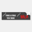 Search for theatre bumper stickers Techie