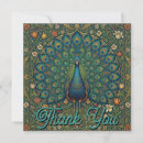 Search for peacock thank you cards Retro