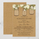 Search for burlap rehearsal dinner invitations Rustic