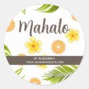 Search for tropical thank you stickers Mahalo
