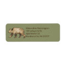 Search for bears return address labels Woodland animals