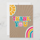 Search for hippie thank you cards Groovy baby shower