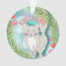 Search for meow christmas tree decorations Kitty