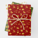 Search for white gold christmas wrapping paper Red green white