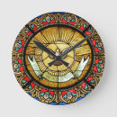 Search for stained glass clocks Vintage