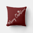 Search for burgundy christmas cushions Script