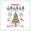 Search for santa sleigh reindeer stickers Snowflakes