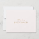 Search for pink bridesmaid cards Elegant