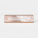 Search for pink name plates Rose gold