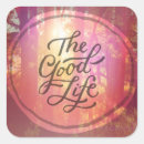 Search for the good life stickers Happiness