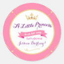 Search for purple princess baby shower stickers Girl