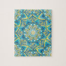 Search for mandala puzzles Blue