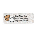 Search for marshmallow return address labels Smores
