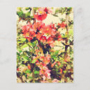 Search for red floral pattern postcards Flowers
