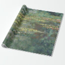 Search for claude monet painting wrapping paper Pond