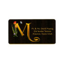 Search for initial m return address labels Letter