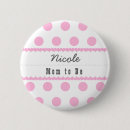 Search for dot pink badges Baby