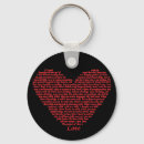 Search for love words key rings Christian