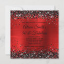 Search for black and red birthday invitations Modern