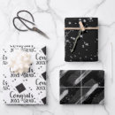 Search for silver confetti wrapping paper Graduation