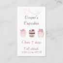 Search for delicious business cards Cupcake