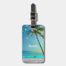 Search for palm tree luggage tags Modern