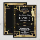 Search for flapper birthday invitations Roaring twenties birthday party