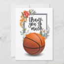 Search for basketball coach thank you cards Team