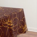 Search for burgundy gold tablecloths Floral