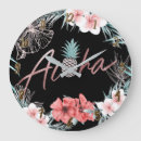 Search for gold pineapple clocks Hawaiian