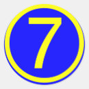Search for 7 stickers Blue