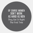 Search for women working stickers Funny