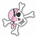 Search for girly skull stickers Crossbones