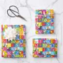 Search for abc wrapping paper Colourful