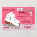 Search for ice skating birthday invitations Girl