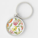 Search for white floral pattern key rings Botanical