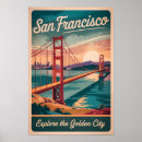 Search for cable car posters Golden gate bridge