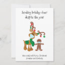 Search for funny gingerbread man christmas cards Reindeer